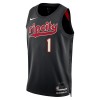 Dres Portland Trail Blazers Anfernee Simons Nike 2023-24 City Edition Crno Swingman